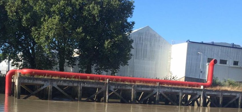 Serpentine rouge de Jimmie Durham